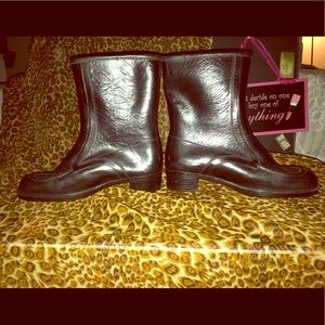 Leather winter/rain boots